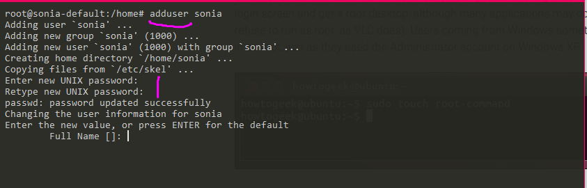 add users to linux vps