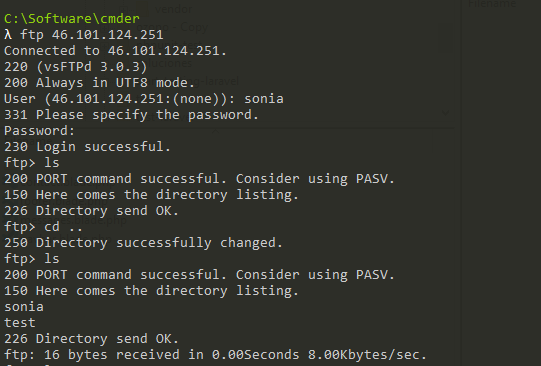 ftp in vps