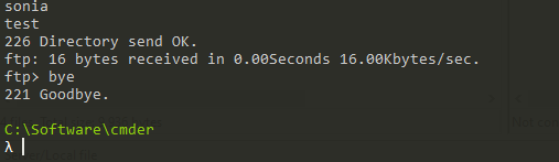 bye ftp in vps